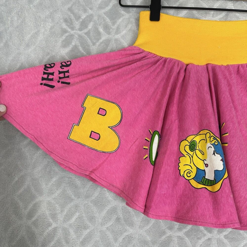 Rare Mattel Barbie for Girls Cheerleading Circle Skirt Costume Small Vtg 80s 90s - Picture 3 of 10